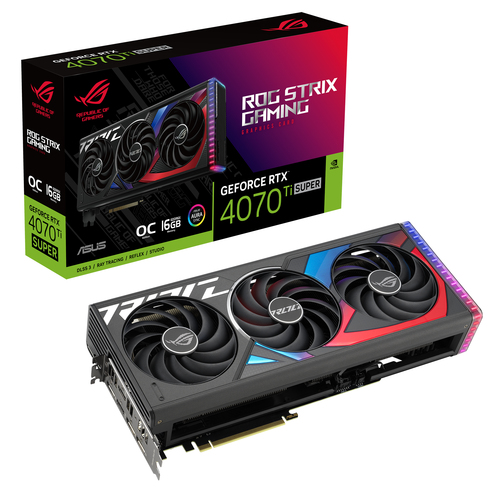 Asus ROG-STRIX-RTX4070TIS-O16G-GAMING  - Carte graphique Asus - 0