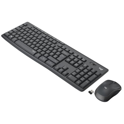 MK295 Silent Wireless Combo Graphite - Achat / Vente sur grosbill.com - 0