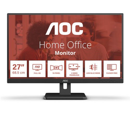 AOC 27E3UM 27 Full HD 4 ms Black