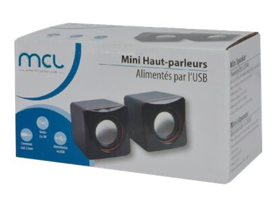 Mini Ht-parleurs 2x2WRMS120W PMPOUSBNoir - Achat / Vente sur grosbill.com - 1