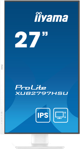 Iiyama 27 pouces  XUB2797HSU-W2 - Ecran PC Iiyama - grosbill.com - 1