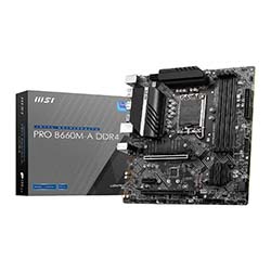 image produit MSI PRO B660M-A DDR4-Seconde Vie-Etat Satisfaisant Grosbill