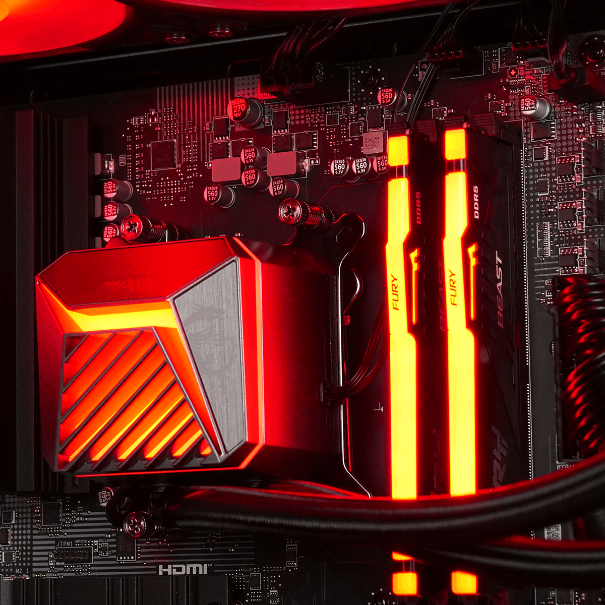 Grosbill VOLCANO - R7-7800X3D/5070Ti/32Go/1To (PCG-10603045) - Achat / Vente PC Fixe sur grosbill.com - 2