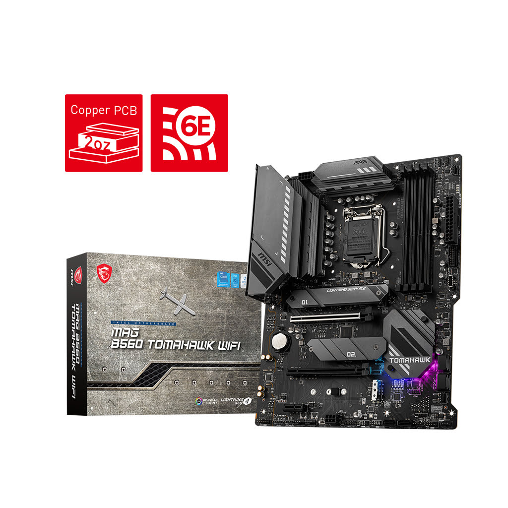 MSI MAG B560 TOMAHAWK WiFi ATX  - Carte mère MSI - grosbill.com - 0