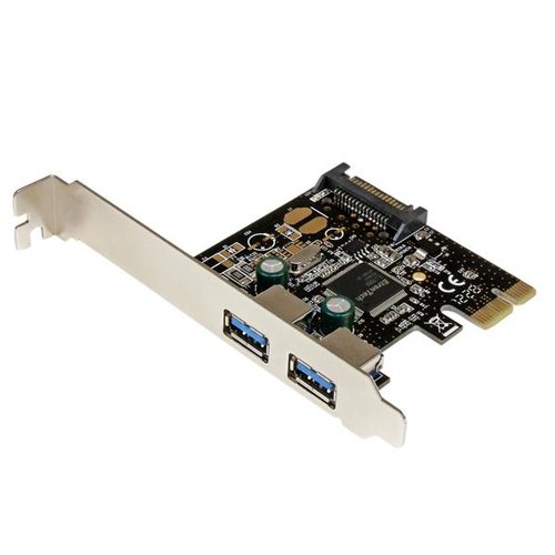 2 Port PCIe USB 3.0 Card w/SATA Power - Achat / Vente sur grosbill.com - 0