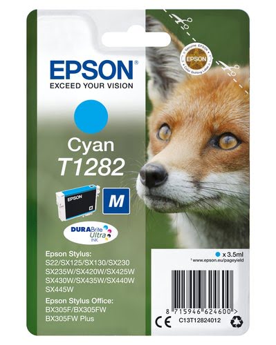 Epson - Cyan - C13T12824012 - Achat / Vente Consommable imprimante sur grosbill.com - 0