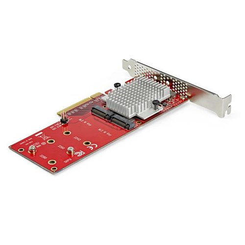 Dual M.2 PCIe SSD Adapter - x8 PCIe 3.0 - Achat / Vente sur grosbill.com - 1