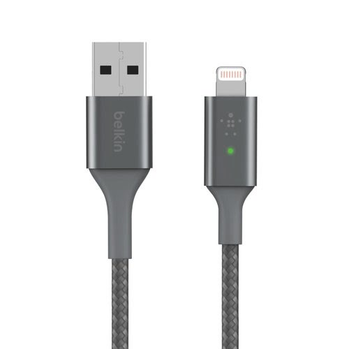 Belkin Belkin SMART LED CABLE A-LTG 1.2m GRAY