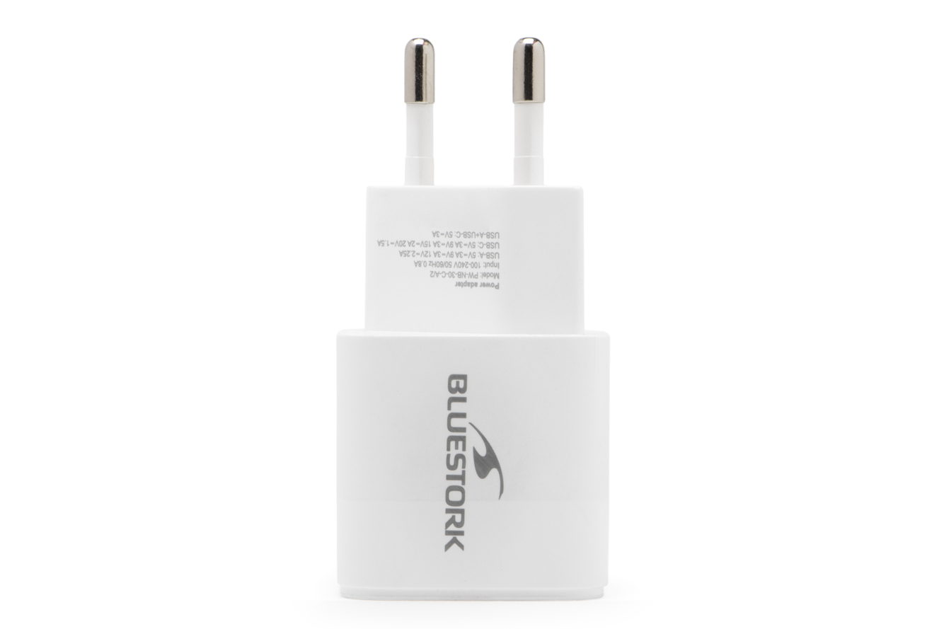 Bluestork Chargeur USB-C PD 3.0 30W v2 (PW-NB-30-C-A/2) - Achat / Vente Accessoire alimentation sur grosbill.com - 0