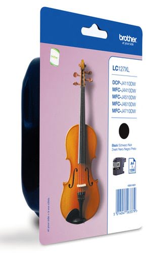 Brother - Noir - LC127XLBKBP - Achat / Vente Consommable imprimante sur grosbill.com - 0