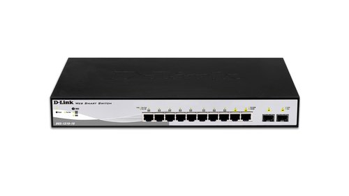 D-Link DGS-1210-10 - 8 (ports)/10/100/1000/Sans POE/Empilable/Manageable