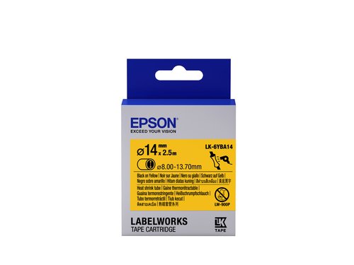 Epson TAPE - LK-6YBA14 HST BLK-/YELL - Achat / Vente Consommable imprimante sur grosbill.com - 0