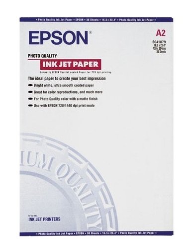 Epson Paper/Photo Quality A2 102gm2 30sh