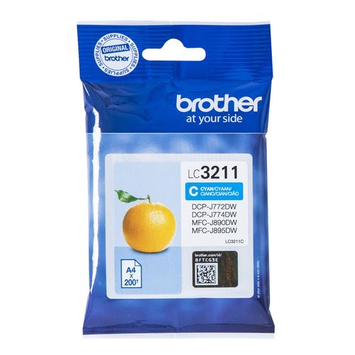 Brother - Cyan - LC3211C - Achat / Vente Consommable imprimante sur grosbill.com - 0