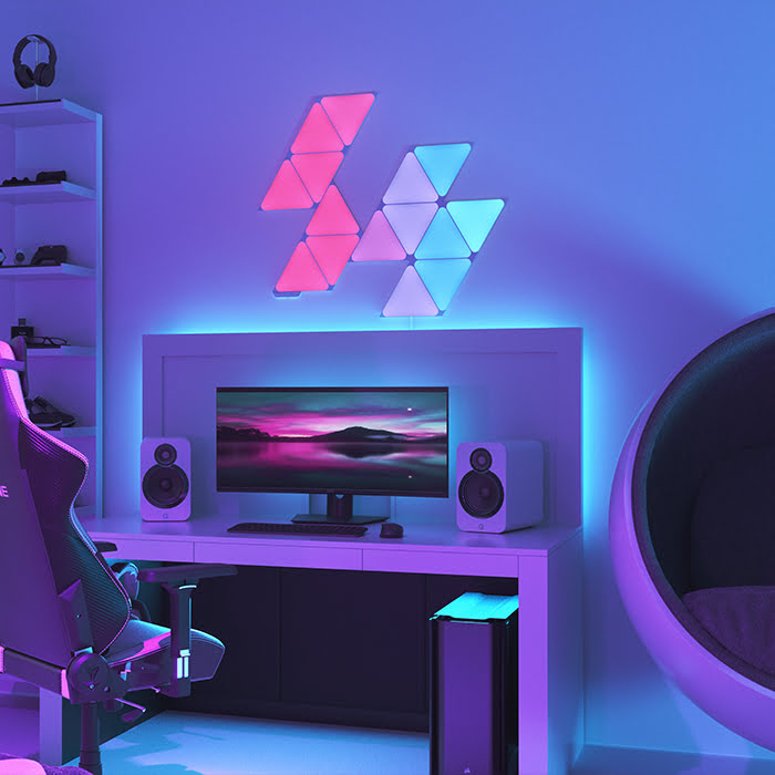 Nanoleaf Shapes Triangles Starter Kit - 15 Pièces (NL47-6002TW-15PK) - Achat / Vente Objet connecté / Domotique sur grosbill.com - 2