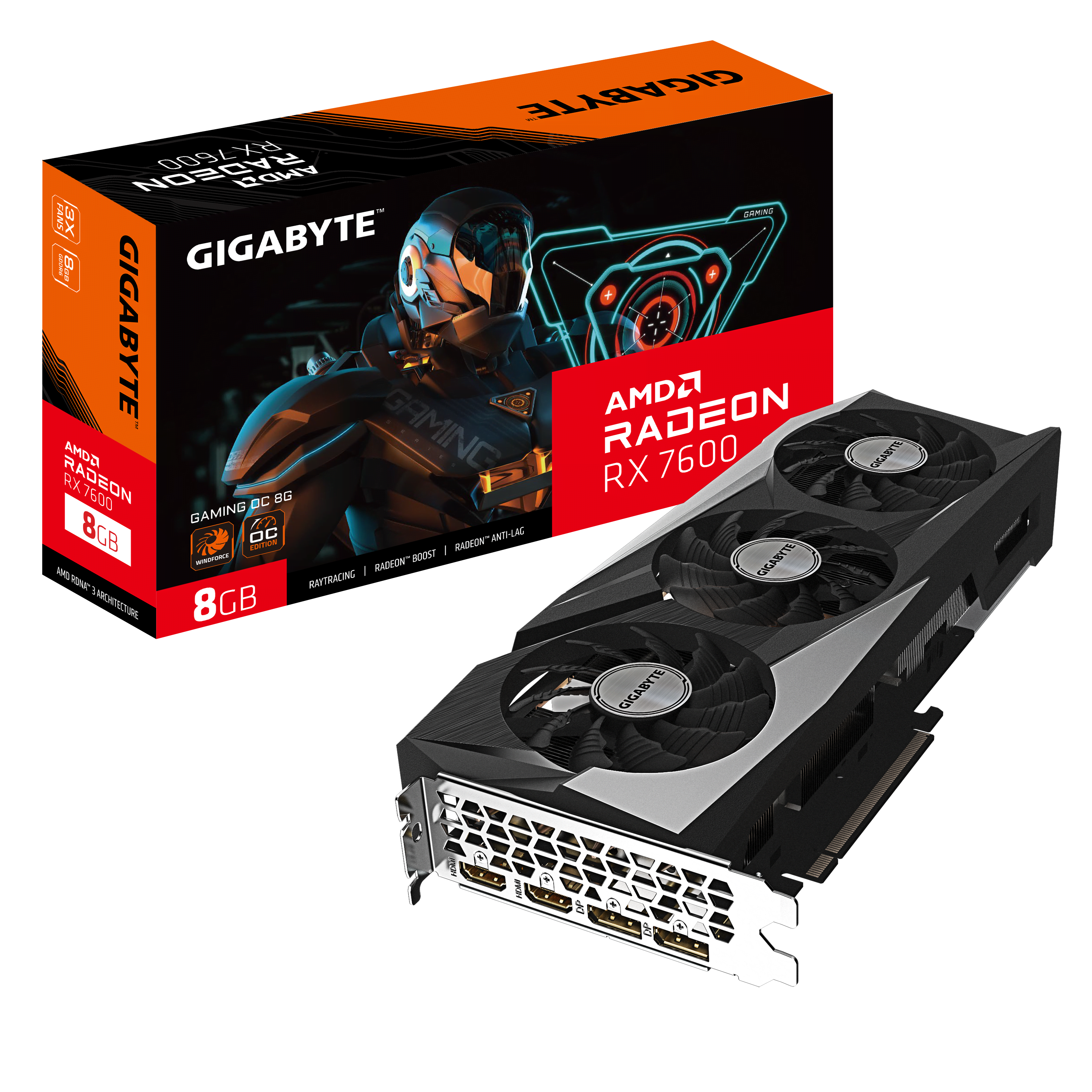 Gigabyte Radeon RX 7600 GAMING OC 8G