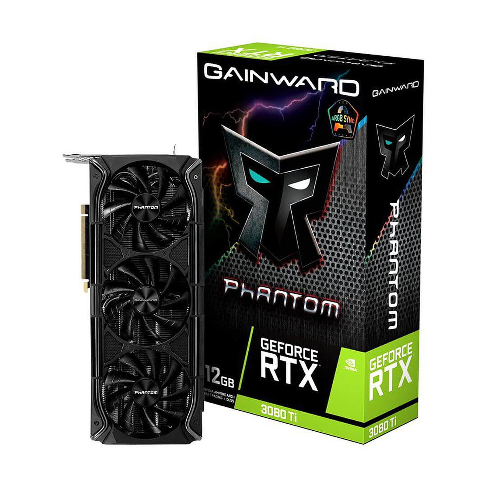 Gainward RTX 3080Ti Phantom 12GB LHR  - Carte graphique Gainward - 0