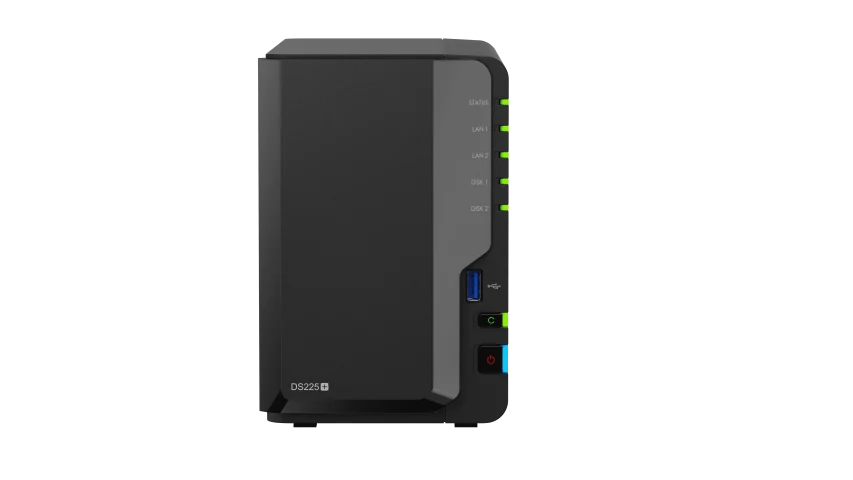 Synology DS225+ - 2 Baies avec 2 disques de 2To IronWolf - Serveur NAS - 6