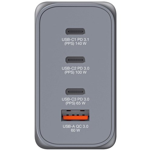 GNC-240 GaN Charger 4 Port 240W USB A/C - Achat / Vente sur grosbill.com - 1