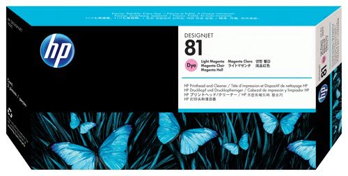 HP InkCart/L.MagentaPrinthead No.81 f DJ - Achat / Vente sur grosbill.com - 0