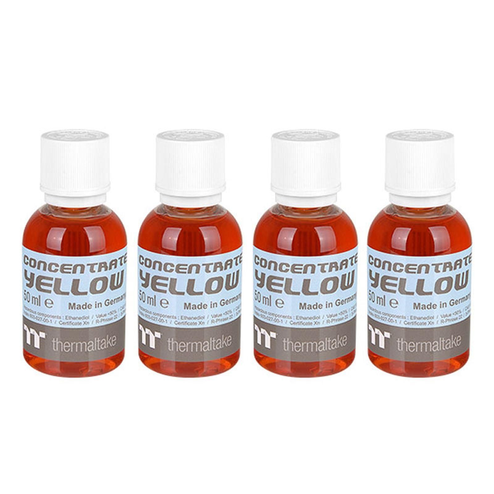 Thermaltake Liquide Tt Premium Concentrate Yellow 4 x 50ml - Watercooling - 0