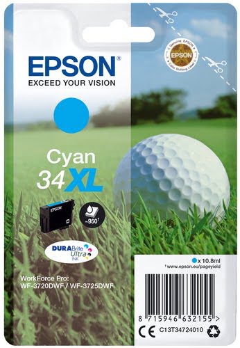 Epson - Cyan - C13T34724010 - Achat / Vente Consommable imprimante sur grosbill.com - 0