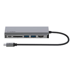 Belkin USB-C 6 Ports - 1xRJ45/1xUSB-C/1xSD/2xUSB-A/1xHDMI