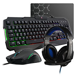 image produit The G-LAB Gaming Combo ARGON-E - Casque/Clavier/Souris/Tapis Grosbill