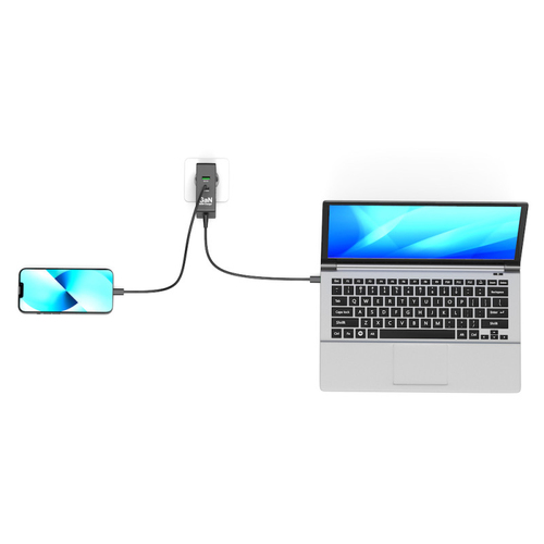 Chargeur mural international GaN 100W USB-C/USB-A - Port - 1