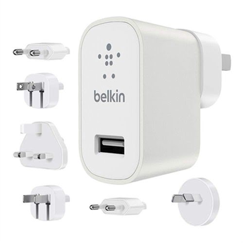 Kit de voyage international - Chargeur secteur USB# - Accessoire téléphonie Belkin - 0