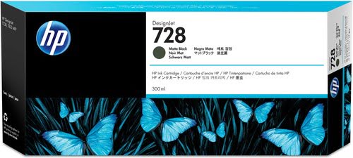 HP HP Ink Cartridge/728 300ml DJ MatteBlack - Achat / Vente Consommable imprimante sur grosbill.com - 0