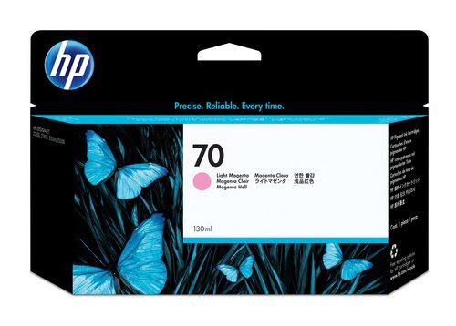 HP HP No 70 Ink Cart/130 ml Light Magenta w - Achat / Vente Consommable imprimante sur grosbill.com - 0