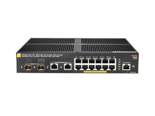 HP HPE Aruba 2930F 12G PoE+Swch Europe - E