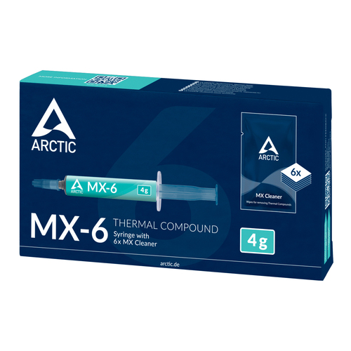 MX-6 Pâte Thermique avec nettoyant - 4g - ARCTIC ACTCP00084A - 1