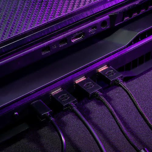 NOTEPAL X150 SPECTRUM jusqu'à 17/Fan 160mm/RGB - Cooler Master - 3