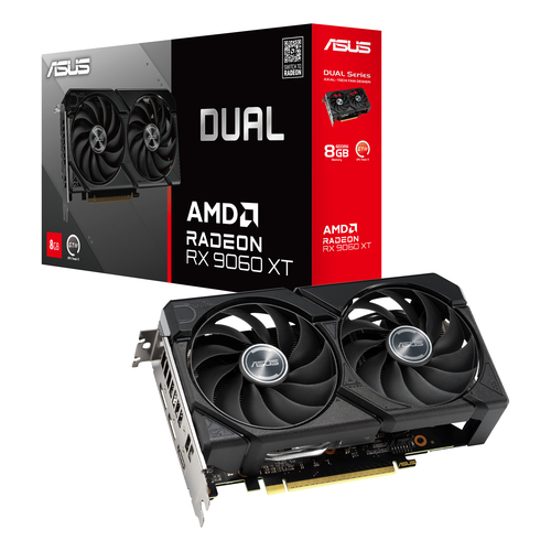 Carte graphique Asus Dual Radeon RX9060XT 8G GDDR6 Grosbill
