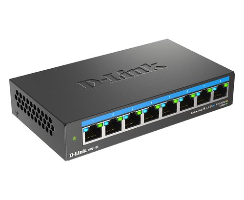 Switch D-Link 8 Ports 100/1000/2500 - DMS-108/E - grosbill.com - 2