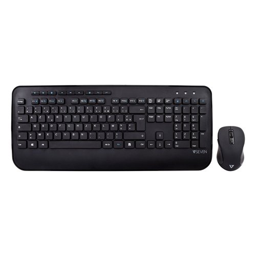 Clavier AZERTY français complet avec repose-mains CKW300FR – Noir - Achat / Vente sur grosbill.com - 1