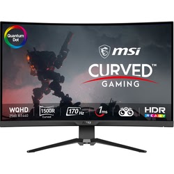 Ecran PC MSI MAG 325CQRF QD 31.5" Incurvé QHD 170Hz 1ms Quantum Dot Grosbill