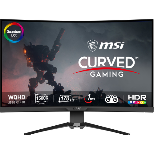 image produit MSI MAG 325CQRF QD 31.5" Incurvé QHD 170Hz 1ms Quantum Dot Grosbill