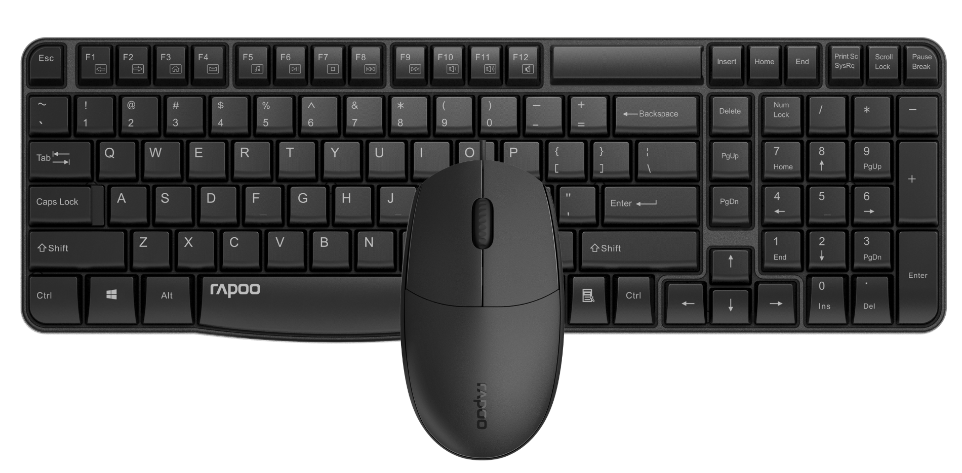 Pack Clavier/Souris Rapoo Grosbill