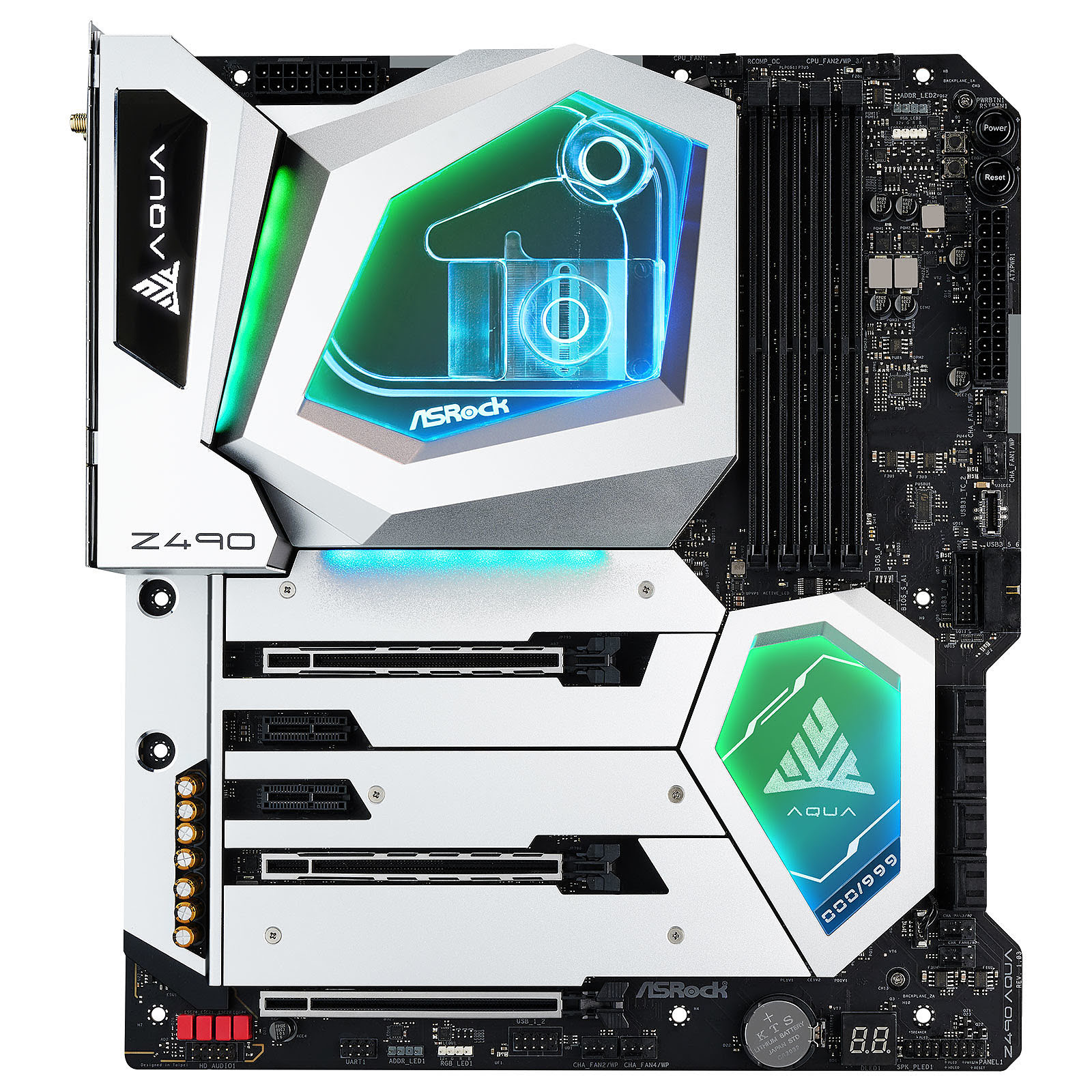 ASRock Z490 Aqua E-ATX  - Carte mère ASRock - grosbill.com - 4