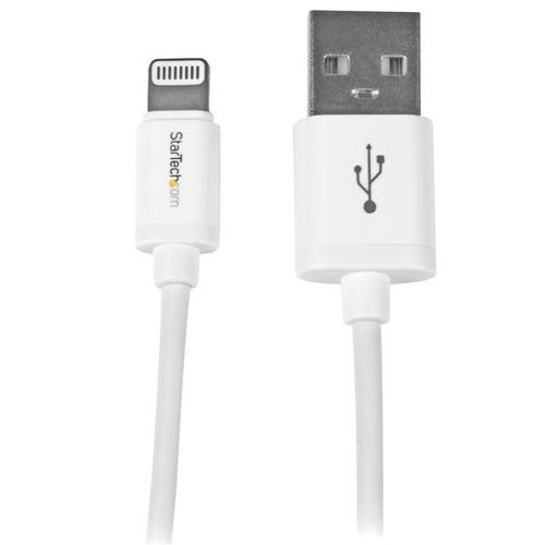 1m White 8-pin Lightning to USB Cable - Achat / Vente sur grosbill.com - 0
