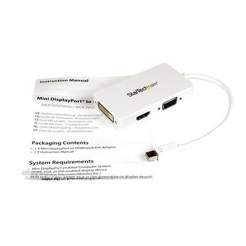 mDP to VGA/DVI/HDMI - 3-in-1 Adapter - Achat / Vente sur grosbill.com - 5