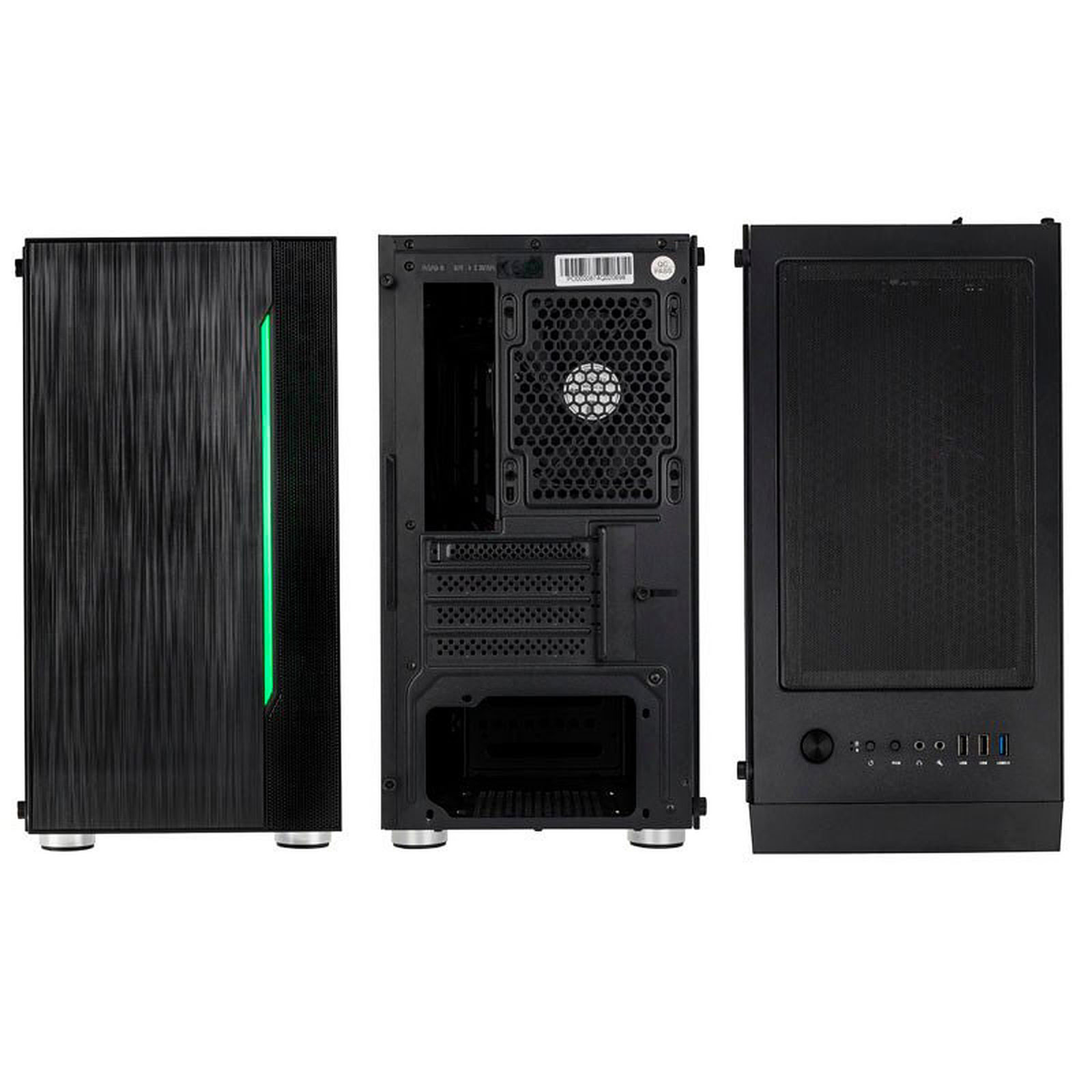 Kolink Inspire K6 RGB TG Noir - Boîtier PC Kolink - grosbill.com - 1