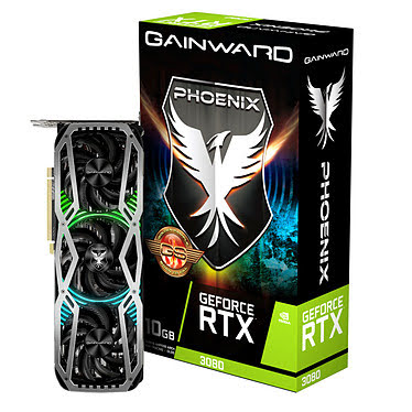 Gainward RTX 3080 Phoenix GS 10G LHR  - Carte graphique Gainward - 0