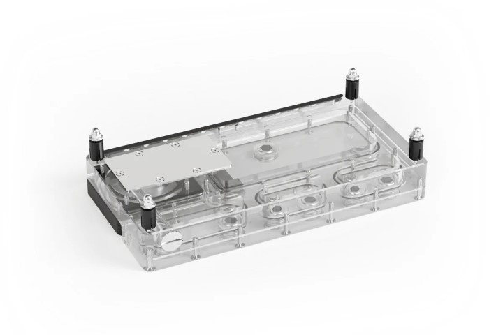 Alphacool Core Distro Plate 240 gauche V.2 avec pompe D5 Apex (13872) - Achat / Vente Accessoires watercooling sur grosbill.com - 2