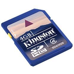 Kingston SDHC 4Go SDHC-Card Class 4 SD4/4GB