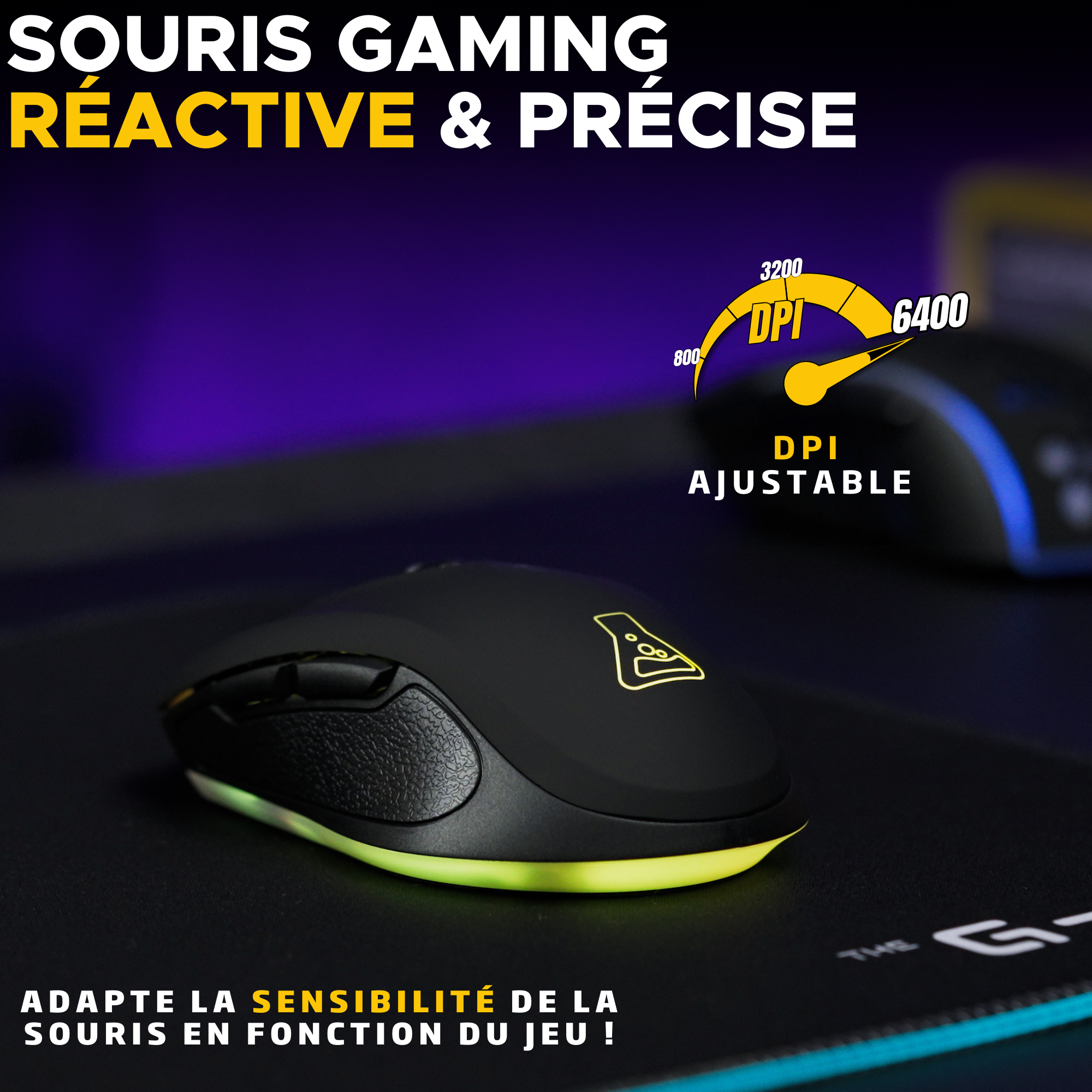 The G-LAB KULT KRYPTON - Souris PC The G-LAB - grosbill.com - 3
