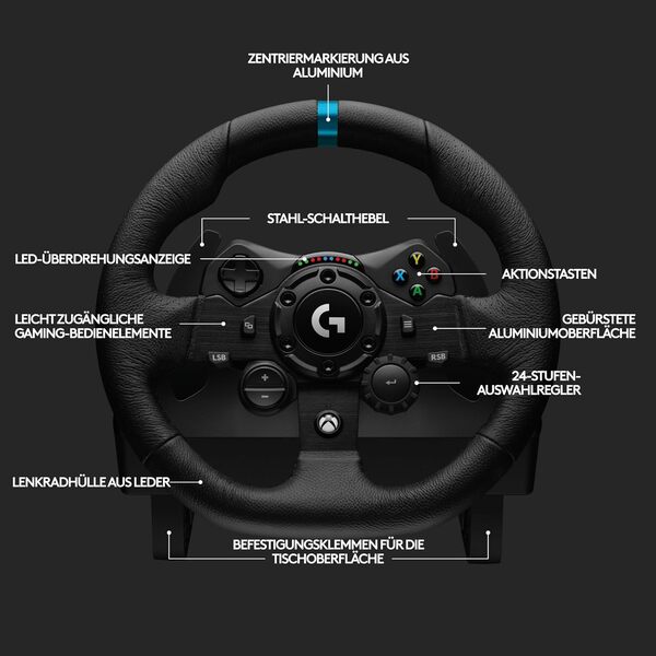 G923 Racing Wheel & Pedals Xbox One Edition - Achat / Vente sur grosbill.com - 2